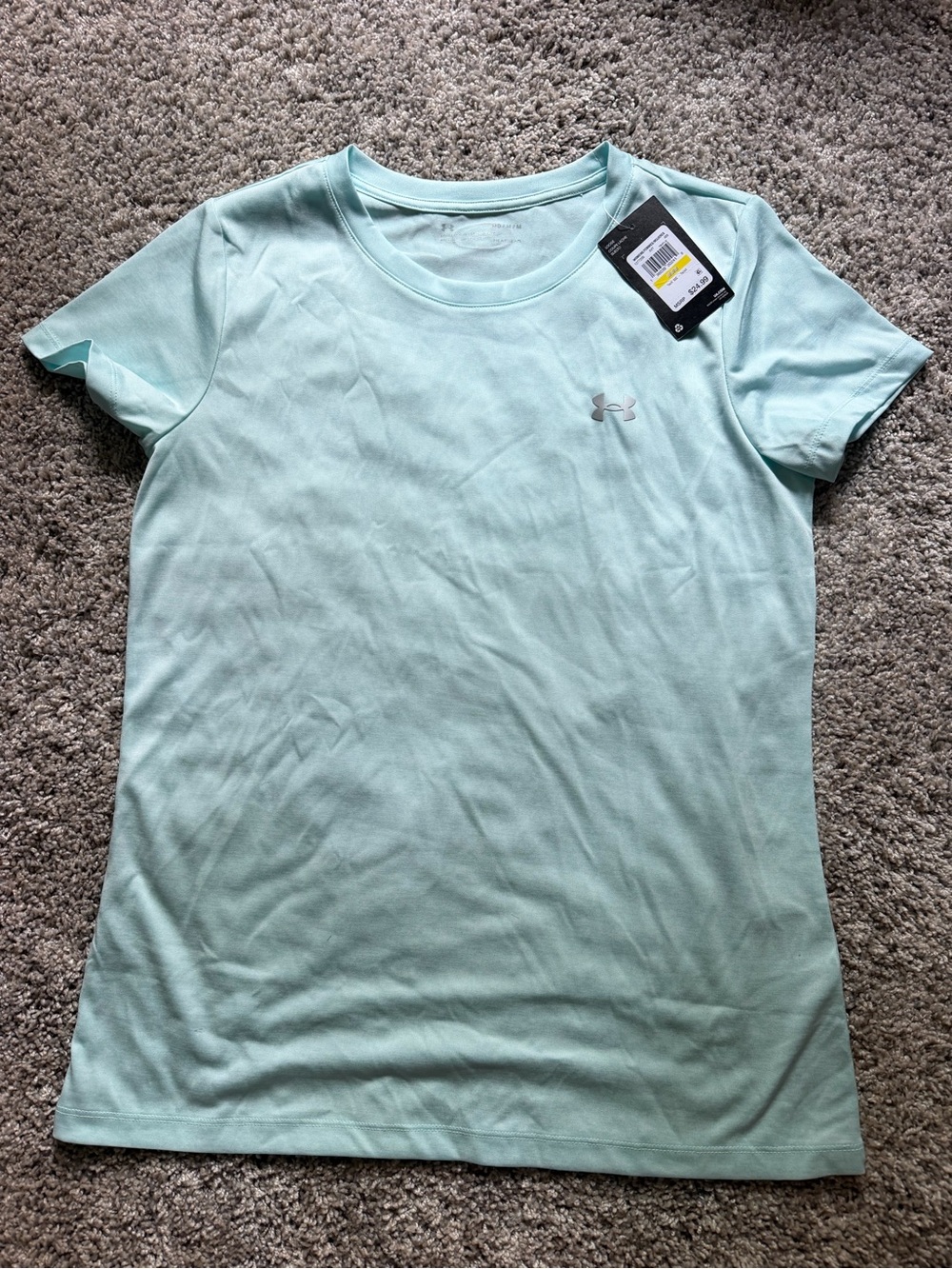 Under Armour Women’s Mint Green Short-Sleeve Performance Tee